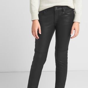 Super Skinny/Biker Coated KHAKIS by GAP